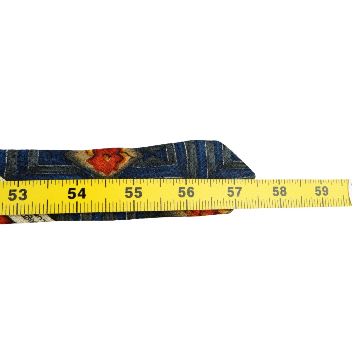 a16203 13 Ermenegildo Zegna Tie Silk Blue Geometric Italy (US Import Tax Included) มุมที่ 13
