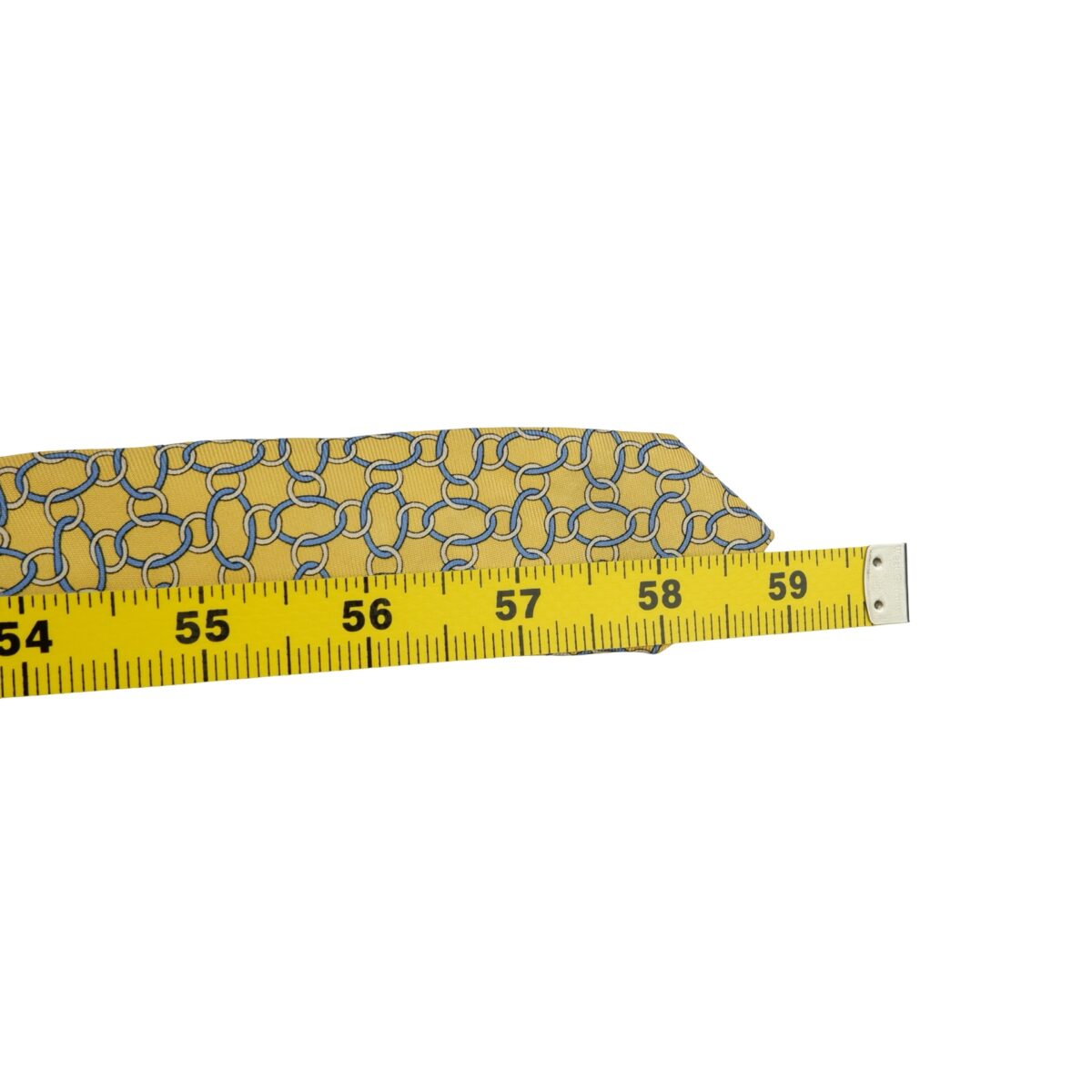 a16215 12 Brooks Brothers Tie Silk Yellow Geometric USA (US Import Tax Included) มุมที่ 12