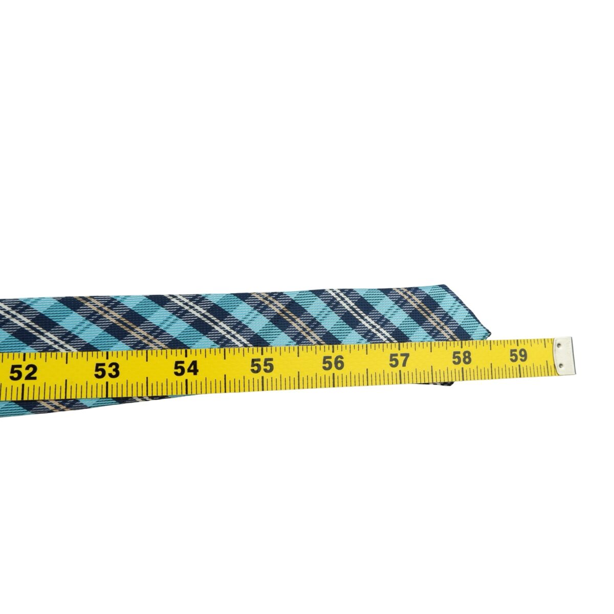 a16247 12 Guy Laroche Tie PE Blue Check China (US Import Tax Included) มุมที่ 12