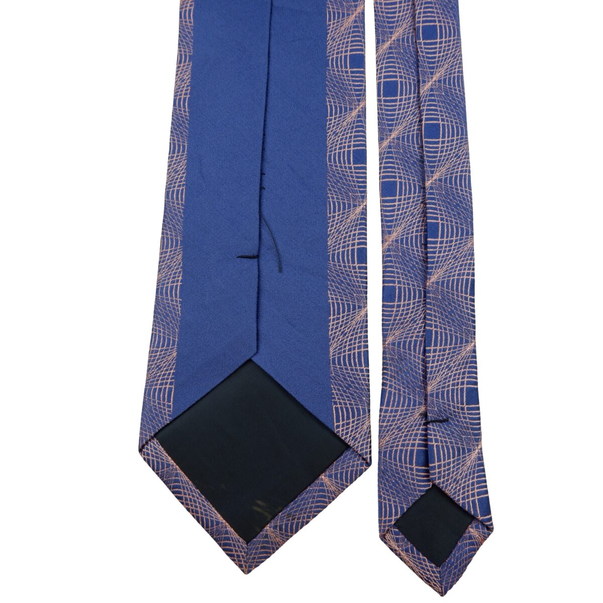 a16248 4 Renoma Tie Silk Blue Pink Geometric (US Import Tax Included) มุมที่ 4