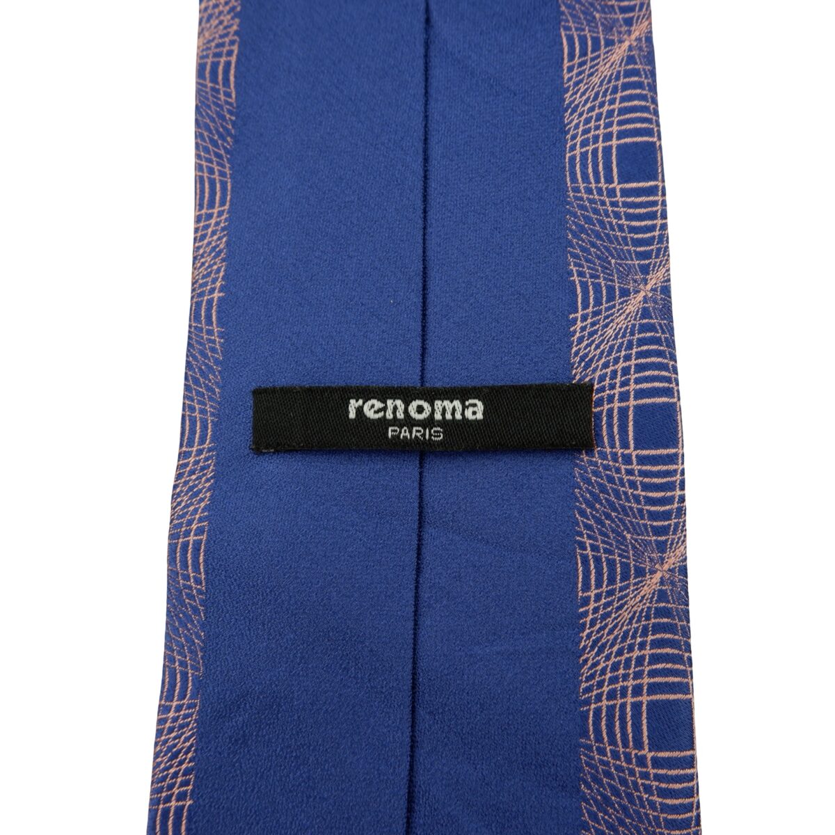 a16248 9 Renoma Tie Silk Blue Pink Geometric (US Import Tax Included) มุมที่ 9