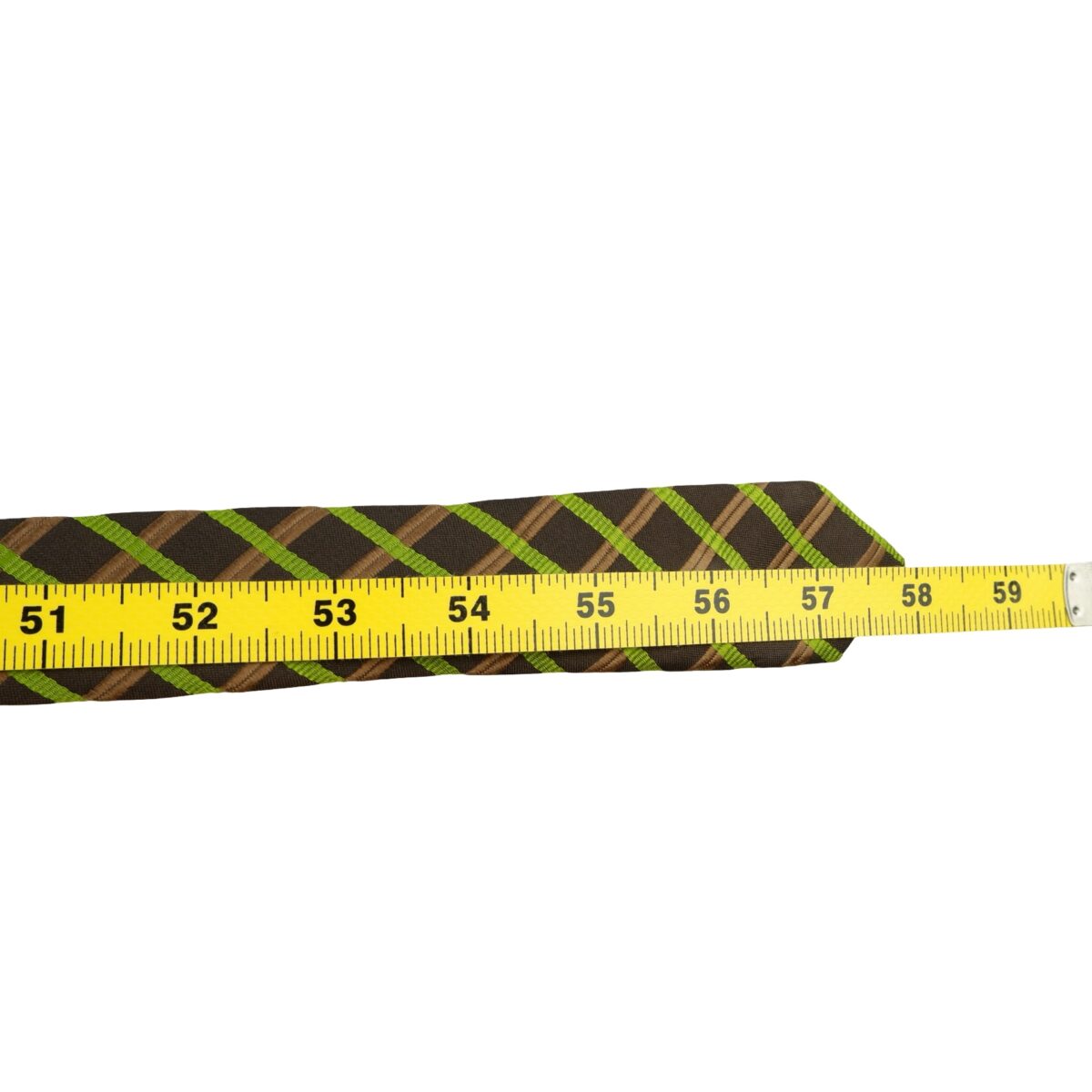 a16259 14 Kenzo Tie Silk Brown Check Japan (US Import Tax Included) มุมที่ 14