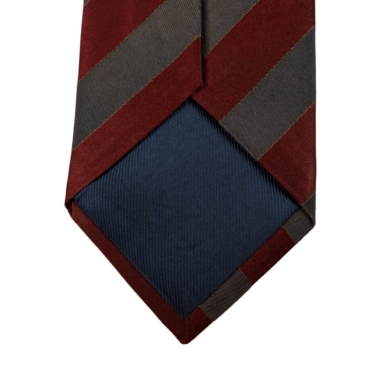 a16287 8 Gotairiku Tie Silk Brown Stripe Japan (US Import Tax Included) มุมที่ 8