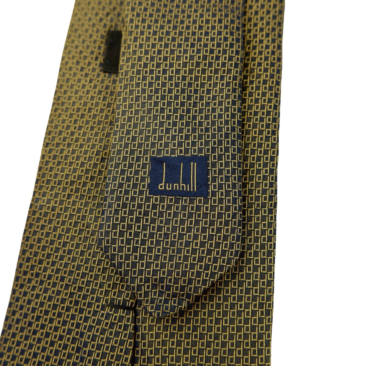 Dunhill Tie Silk Navy Brown England (US Import Tax Included) | mesabb clothing Dunhill Tie Silk Navy Brown England (US Import Tax Included) มุมที่ 10