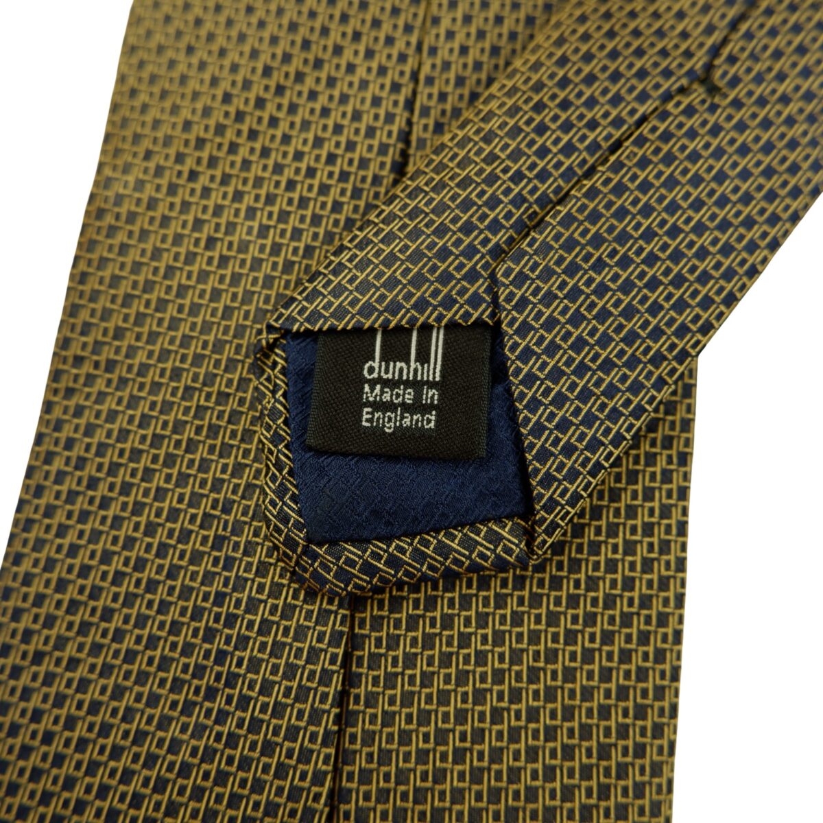 Dunhill Tie Silk Navy Brown England (US Import Tax Included) | mesabb clothing Dunhill Tie Silk Navy Brown England (US Import Tax Included) มุมที่ 11