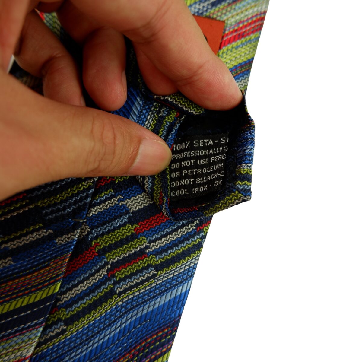 a16298 10 Missoni Tie Silk Multicolor Stripe Italy (US Import Tax Included) มุมที่ 10
