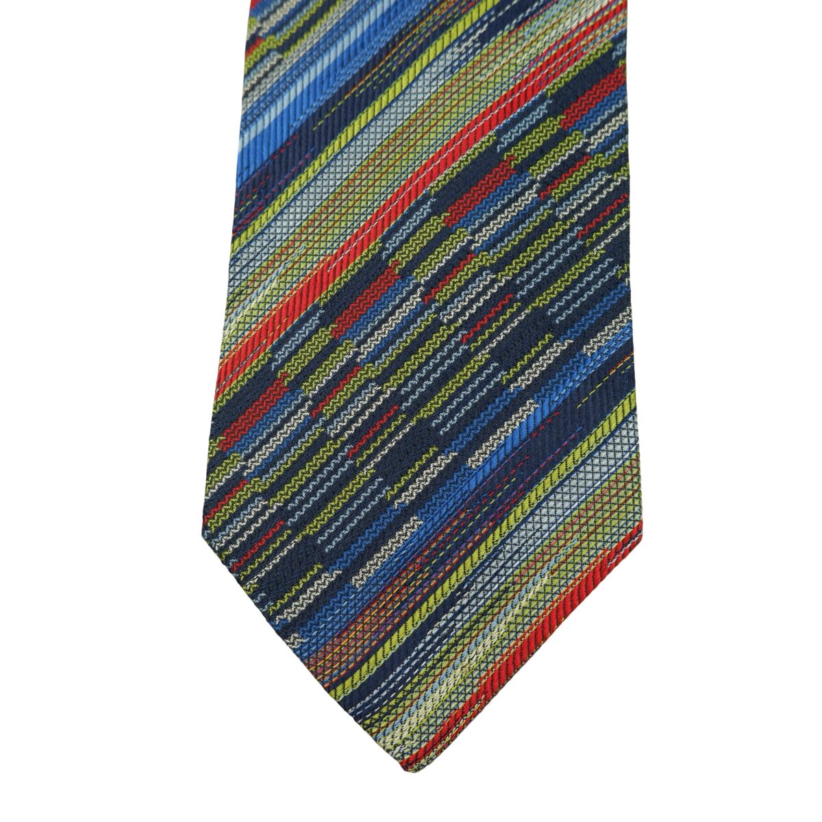 a16298 6 Missoni Tie Silk Multicolor Stripe Italy (US Import Tax Included) มุมที่ 6