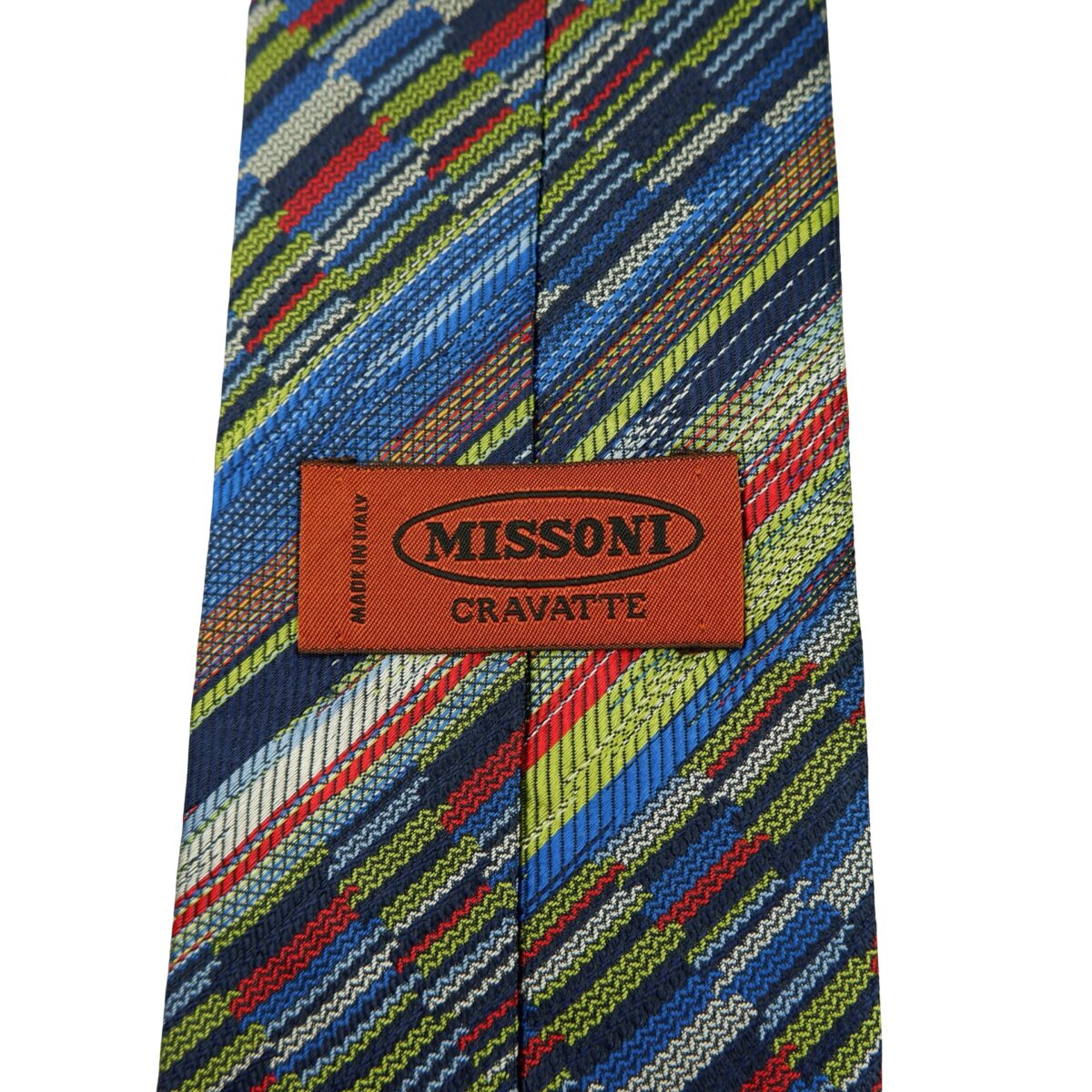 a16298 9 Missoni Tie Silk Multicolor Stripe Italy (US Import Tax Included) มุมที่ 9