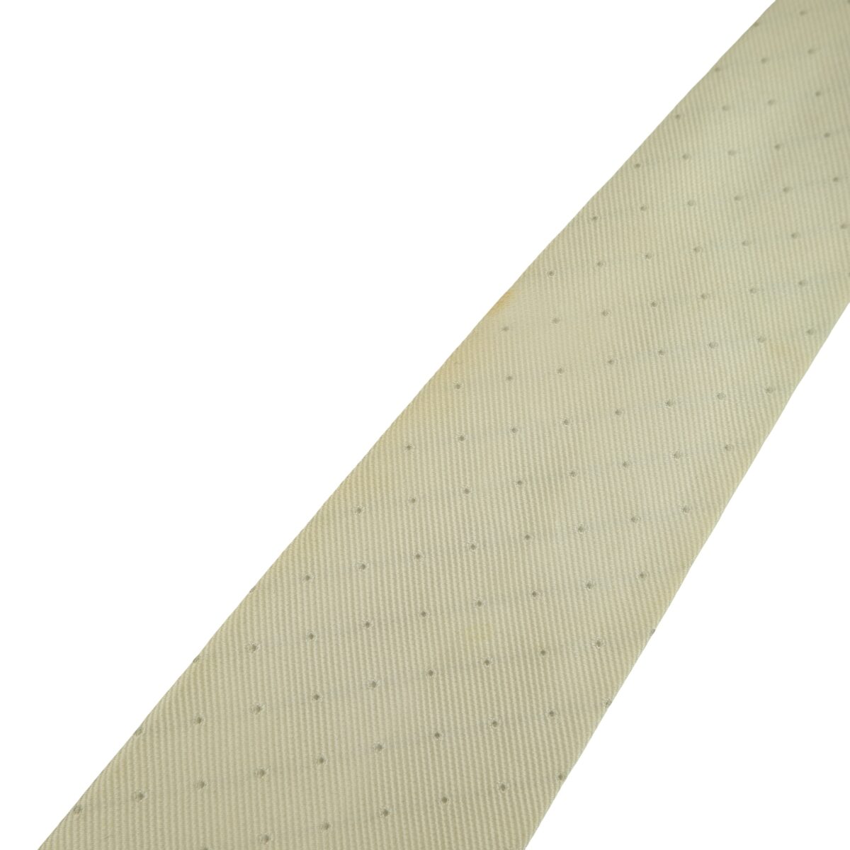 a16300 11 Burberry Tie Silk White Dot Geometric Japan (US Import Tax Included) มุมที่ 11