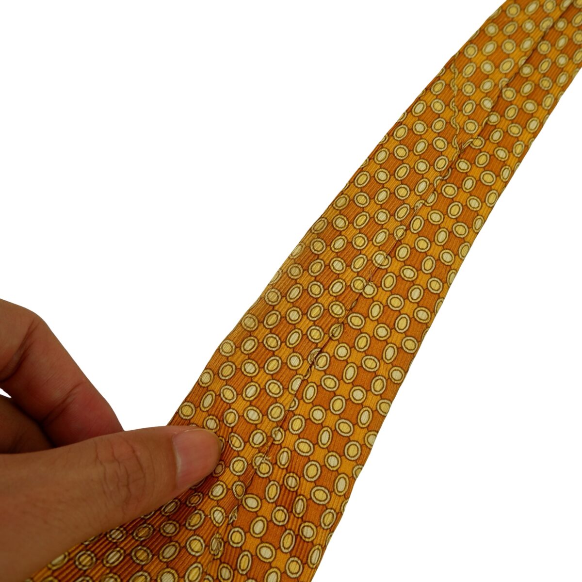 Brioni Tie Silk Brown Geometric Italy (US Import Tax Included) | mesabb clothing Brioni Tie Silk Brown Geometric Italy (US Import Tax Included) มุมที่ 11