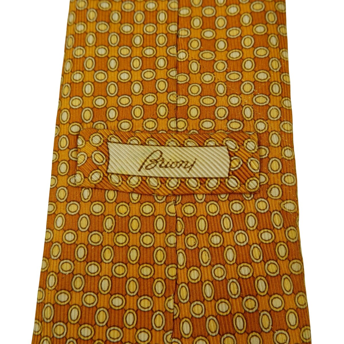 Brioni Tie Silk Brown Geometric Italy (US Import Tax Included) | mesabb clothing Brioni Tie Silk Brown Geometric Italy (US Import Tax Included) มุมที่ 13