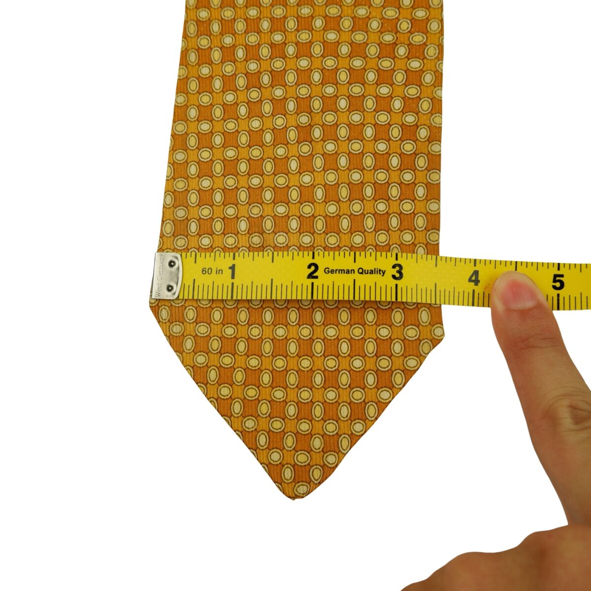 Brioni Tie Silk Brown Geometric Italy (US Import Tax Included) | mesabb clothing Brioni Tie Silk Brown Geometric Italy (US Import Tax Included) มุมที่ 16