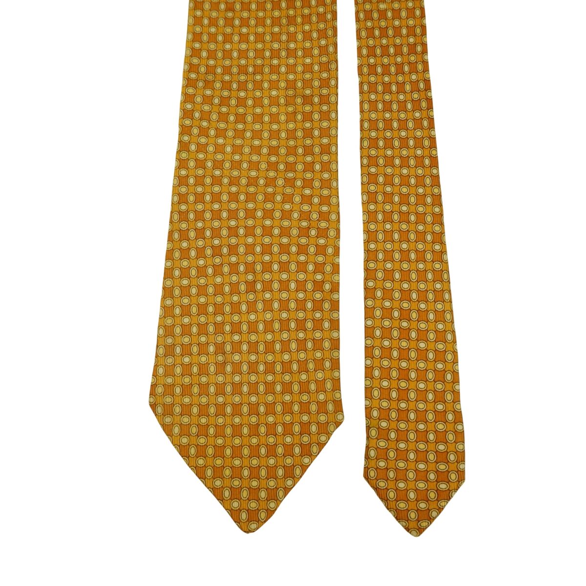 Brioni Tie Silk Brown Geometric Italy (US Import Tax Included) | mesabb clothing Brioni Tie Silk Brown Geometric Italy (US Import Tax Included) มุมที่ 3