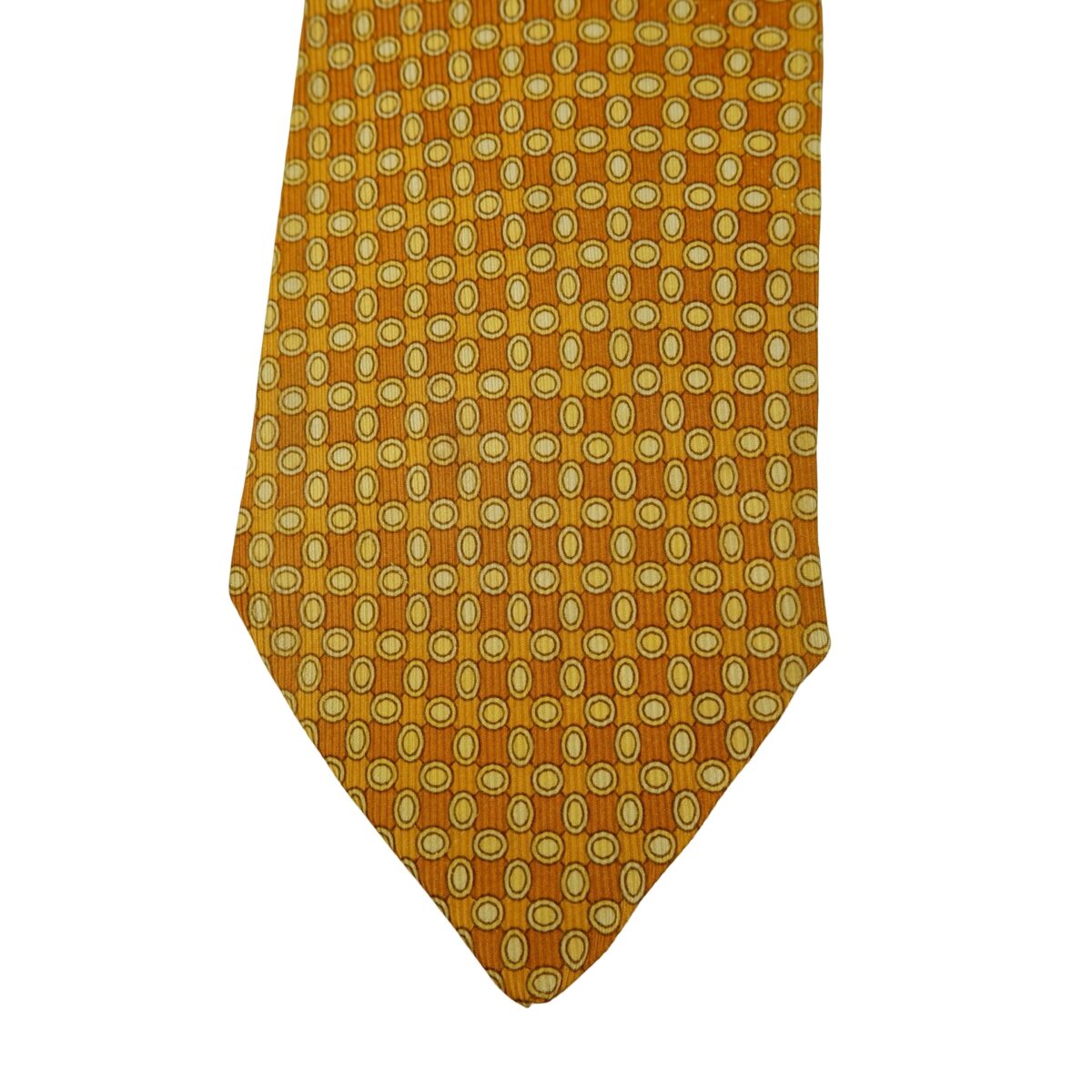 Brioni Tie Silk Brown Geometric Italy (US Import Tax Included) | mesabb clothing Brioni Tie Silk Brown Geometric Italy (US Import Tax Included) มุมที่ 6