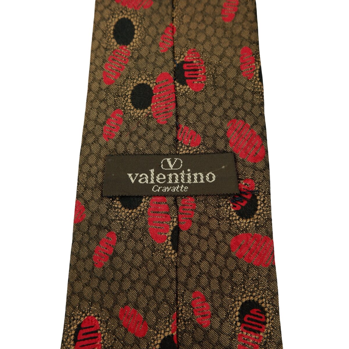Valentino Tie Silk Brown Geometric Japan (US Import Tax Included) | mesabb clothing Valentino Tie Silk Brown Geometric Japan (US Import Tax Included) มุมที่ 9