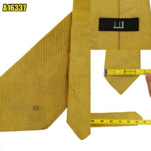 Dunhill Tie Silk Brown England (US Import Tax Included) มุมที่ 1