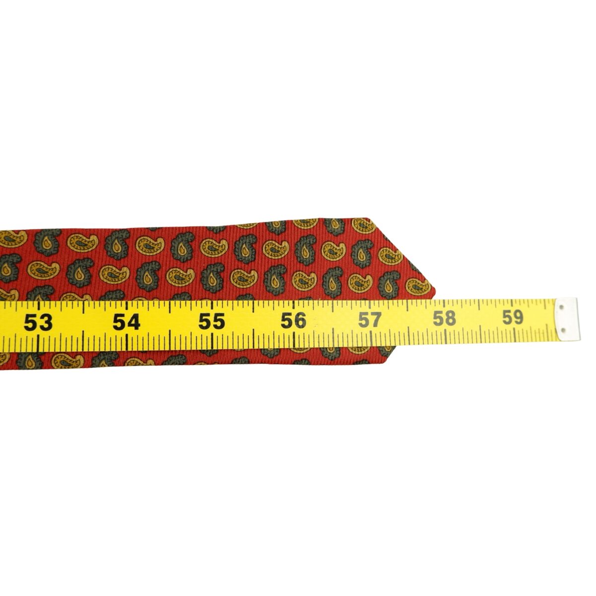 a16341 12 Brooks Brothers Tie Silk Brown Paisley Pattern USA (US Import Tax Included) มุมที่ 12