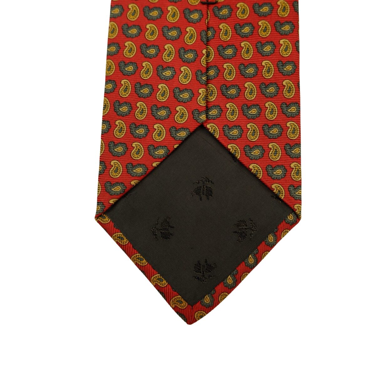 a16341 8 Brooks Brothers Tie Silk Brown Paisley Pattern USA (US Import Tax Included) มุมที่ 8