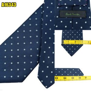 Paul Smith Tie Silk Navy Dot Pattern Japan (US Import Tax Included) มุมที่ 1
