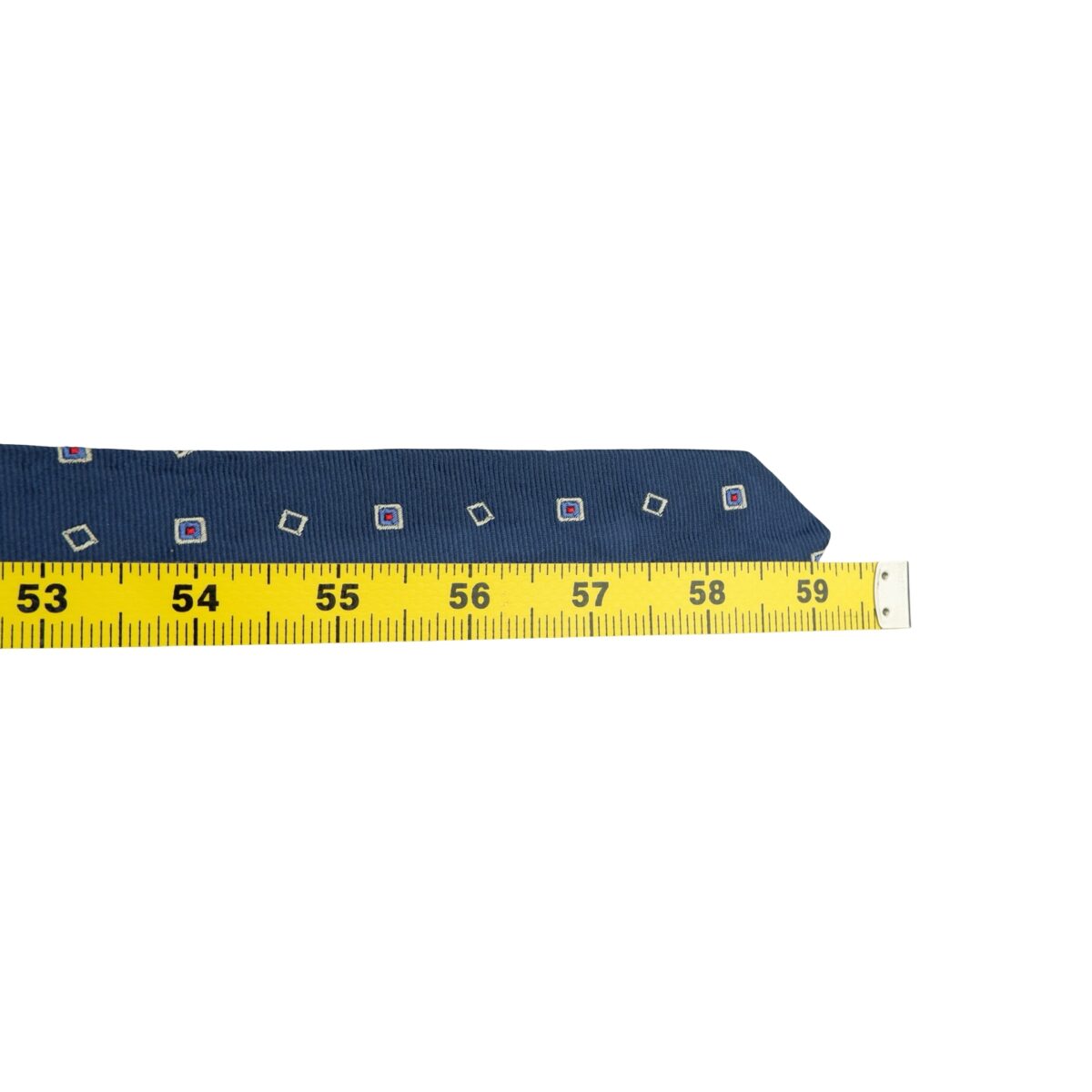 a16345 11 Brooks Brothers Tie Silk Dark Navy Geometric USA (US Import Tax Included) มุมที่ 11