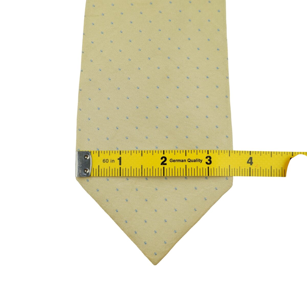 a16346 10 Brooks Brothers Tie Silk Beige Dot Pattern USA (US Import Tax Included) มุมที่ 10