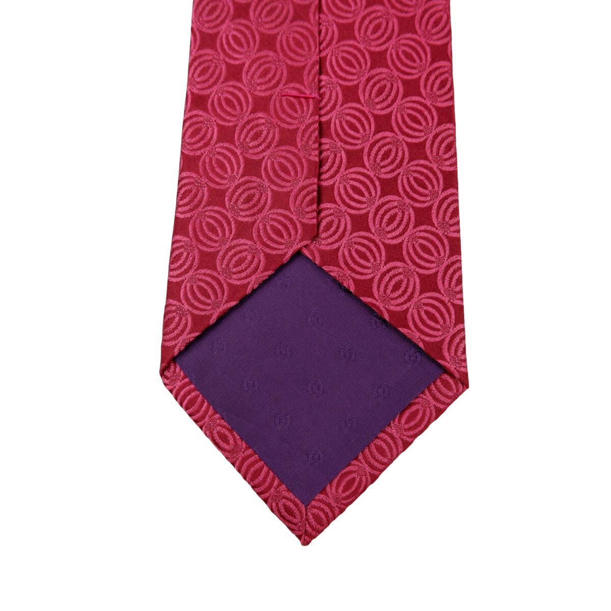 a16351 8 Mila Schon Tie Silk Pink Geometric Korea (US Import Tax Included) มุมที่ 8