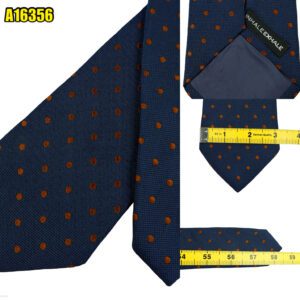 Inhale Exhale Tie Silk Navy Dot Pattern Japan (US Import Tax Included) มุมที่ 1