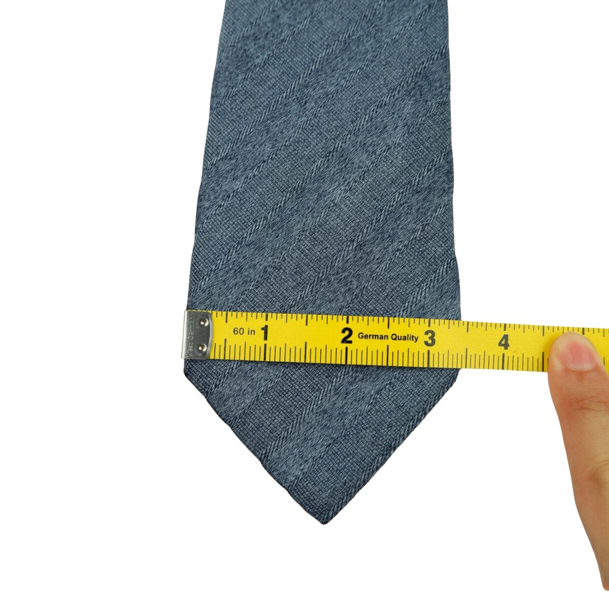 a16357 13 Canali Tie Silk Blue Italy (US Import Tax Included) มุมที่ 13