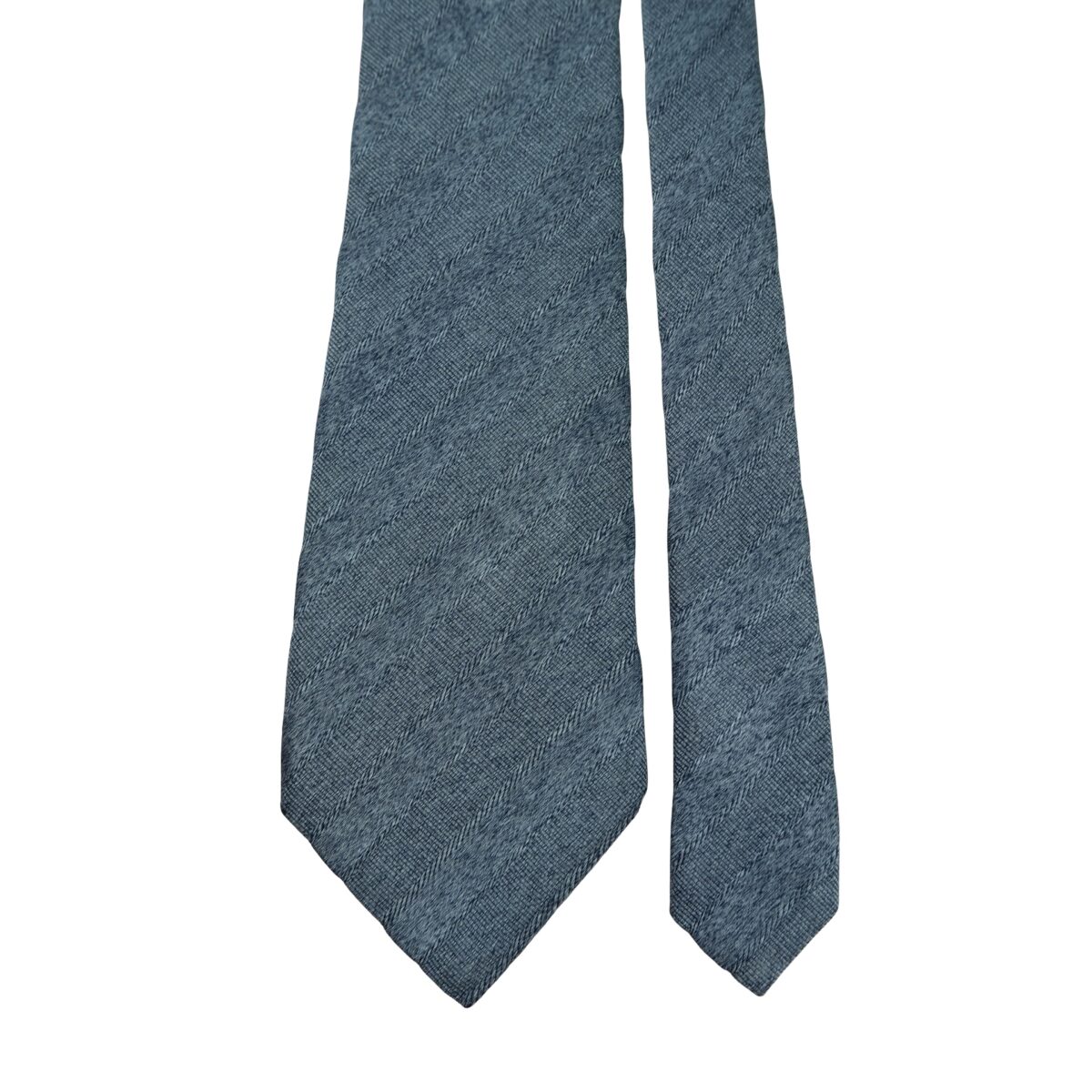 a16357 3 Canali Tie Silk Blue Italy (US Import Tax Included) มุมที่ 3