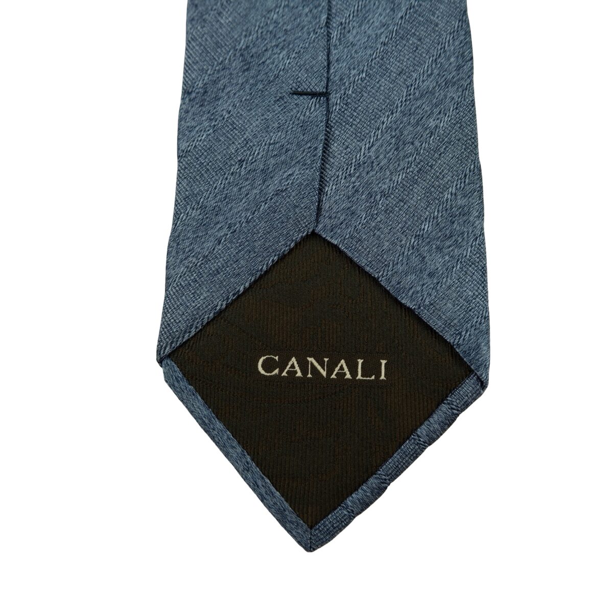 a16357 8 Canali Tie Silk Blue Italy (US Import Tax Included) มุมที่ 8