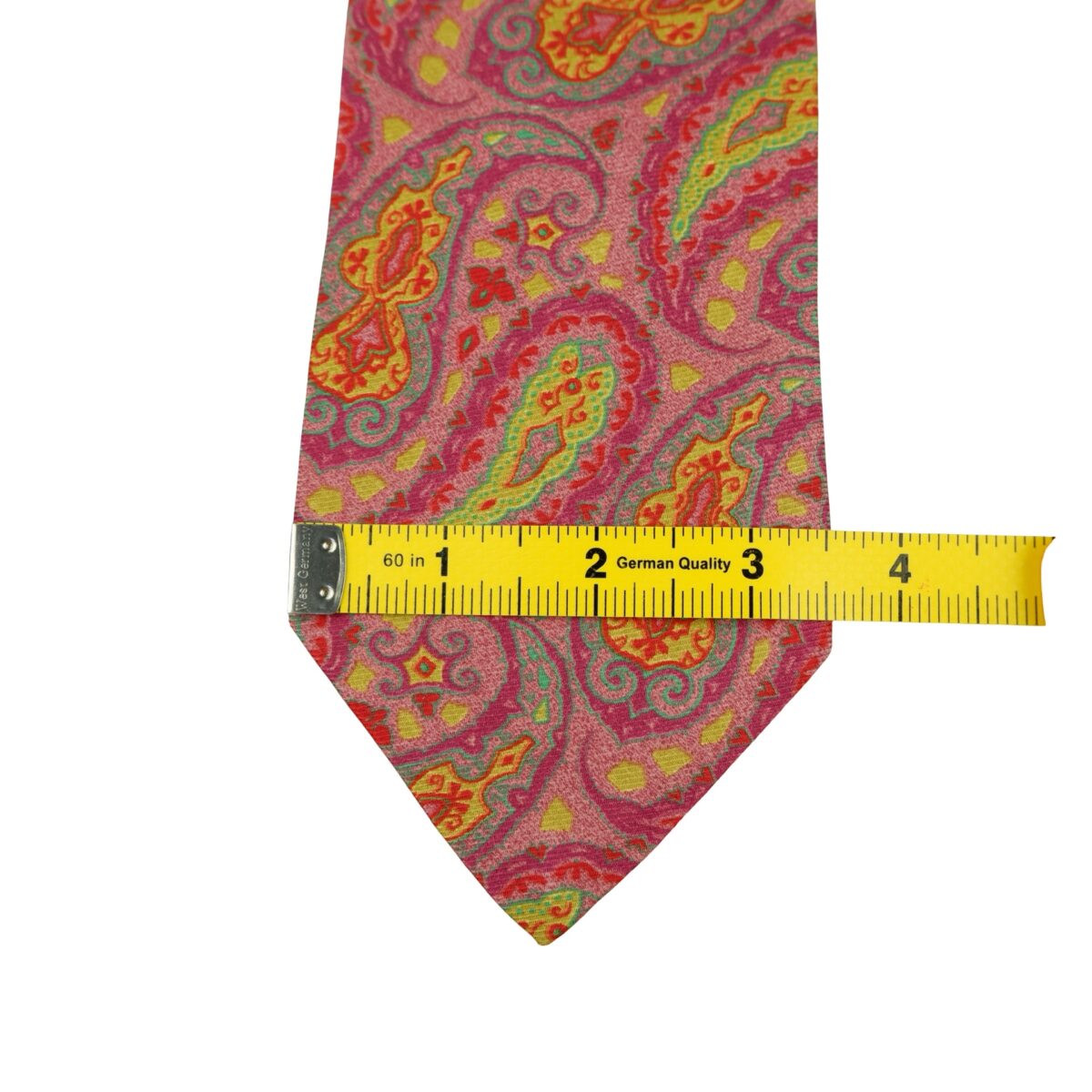 Etro Tie Silk Pink Paisley Italy (US Import Tax Included) | mesabb clothing Etro Tie Silk Pink Paisley Italy (US Import Tax Included) มุมที่ 12