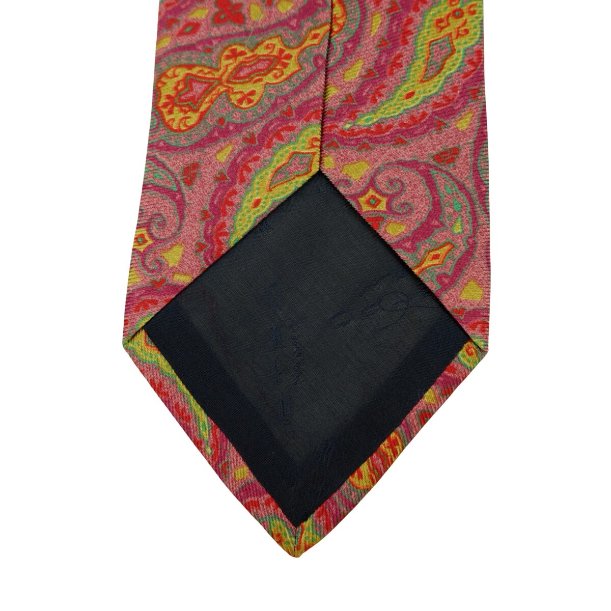 Etro Tie Silk Pink Paisley Italy (US Import Tax Included) | mesabb clothing Etro Tie Silk Pink Paisley Italy (US Import Tax Included) มุมที่ 8