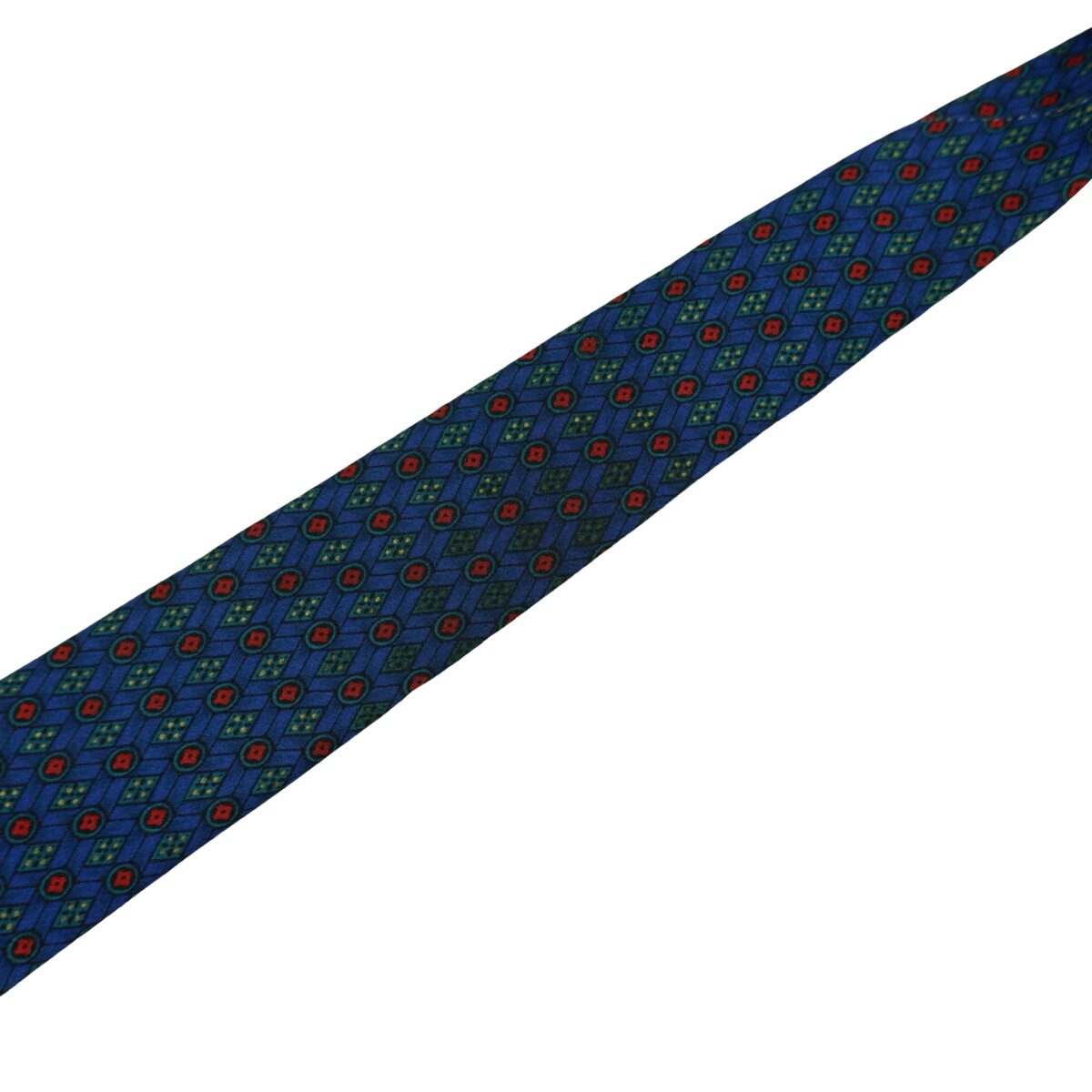 a16385 12 Givenchy Tie Silk Navy Geometric Italy (US Import Tax Included) มุมที่ 12