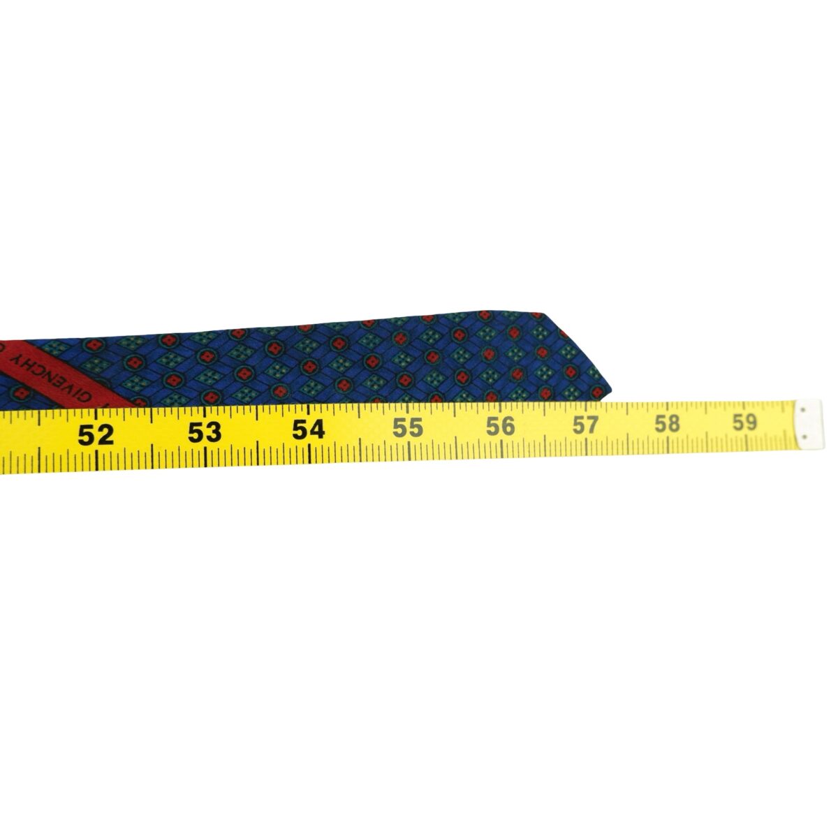 a16385 14 Givenchy Tie Silk Navy Geometric Italy (US Import Tax Included) มุมที่ 14