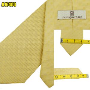 Louis Quatorze Tie Silk Gold Korea (US Import Tax Included) มุมที่ 1