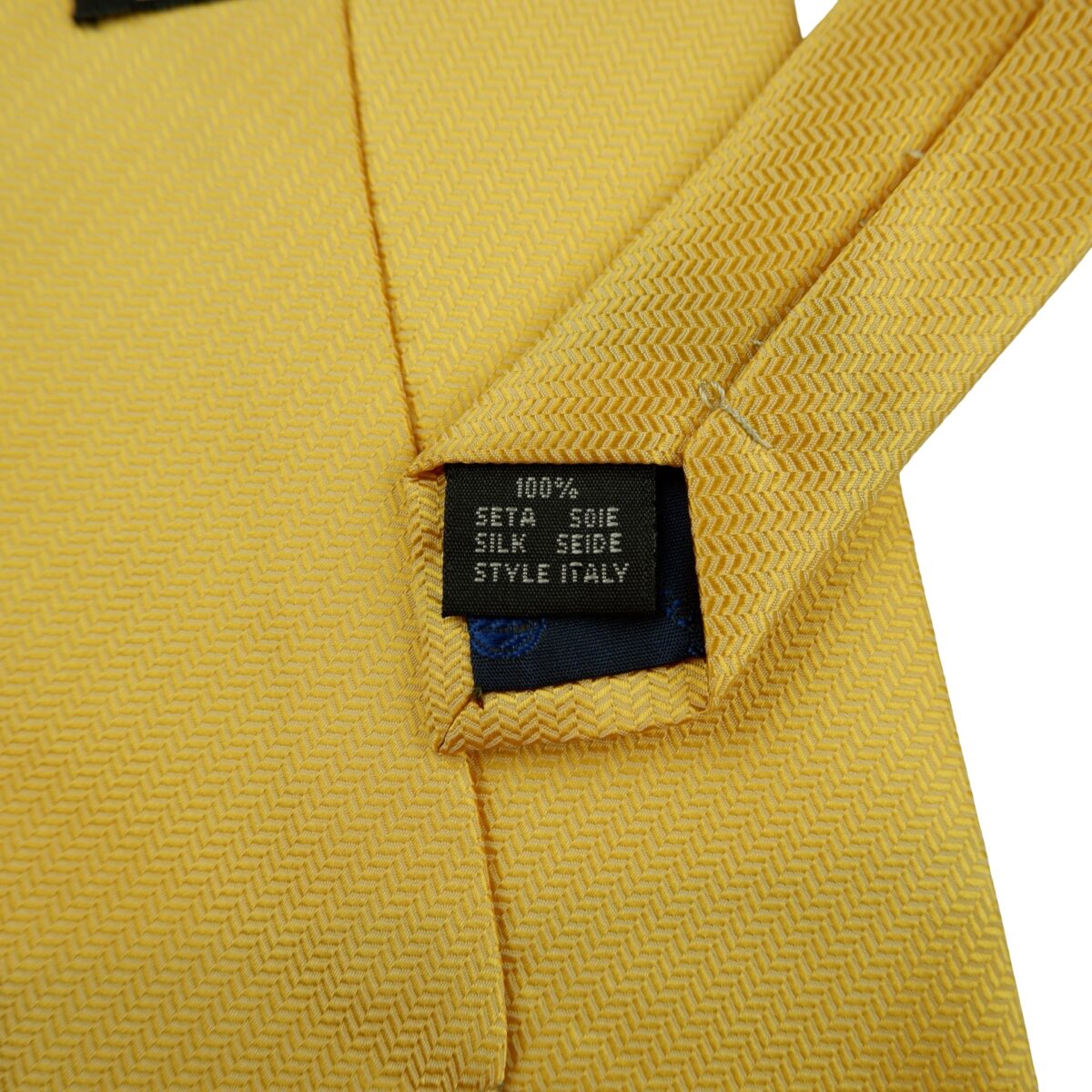 a16404 10 Unbrand Tie Silk Gold Italy (US Import Tax Included) มุมที่ 10