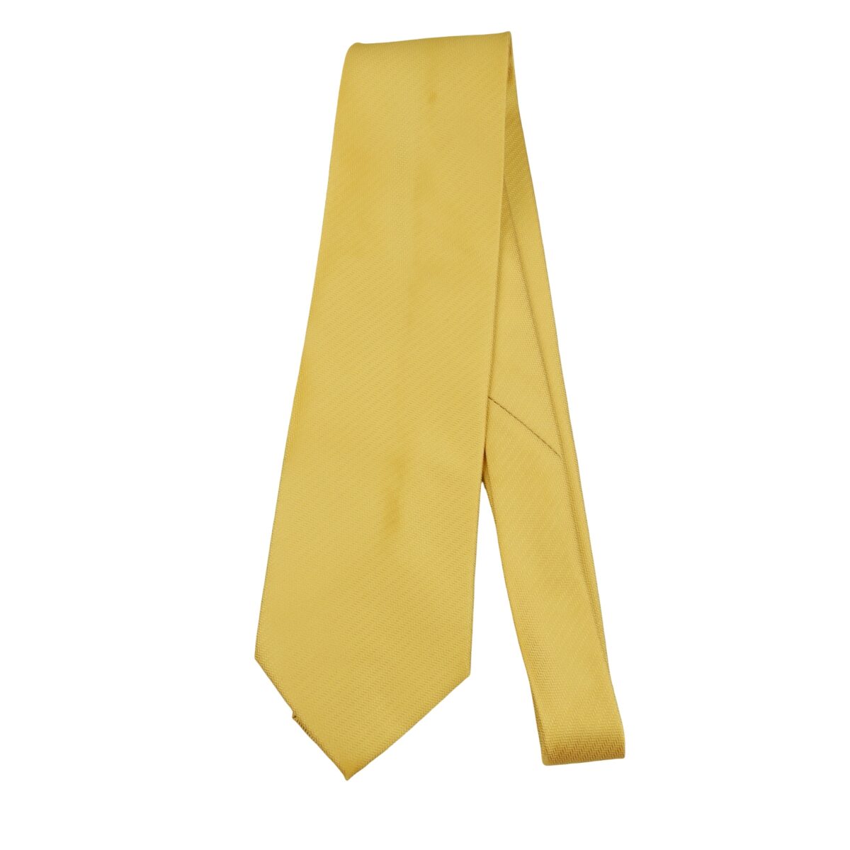 a16404 5 Unbrand Tie Silk Gold Italy (US Import Tax Included) มุมที่ 5