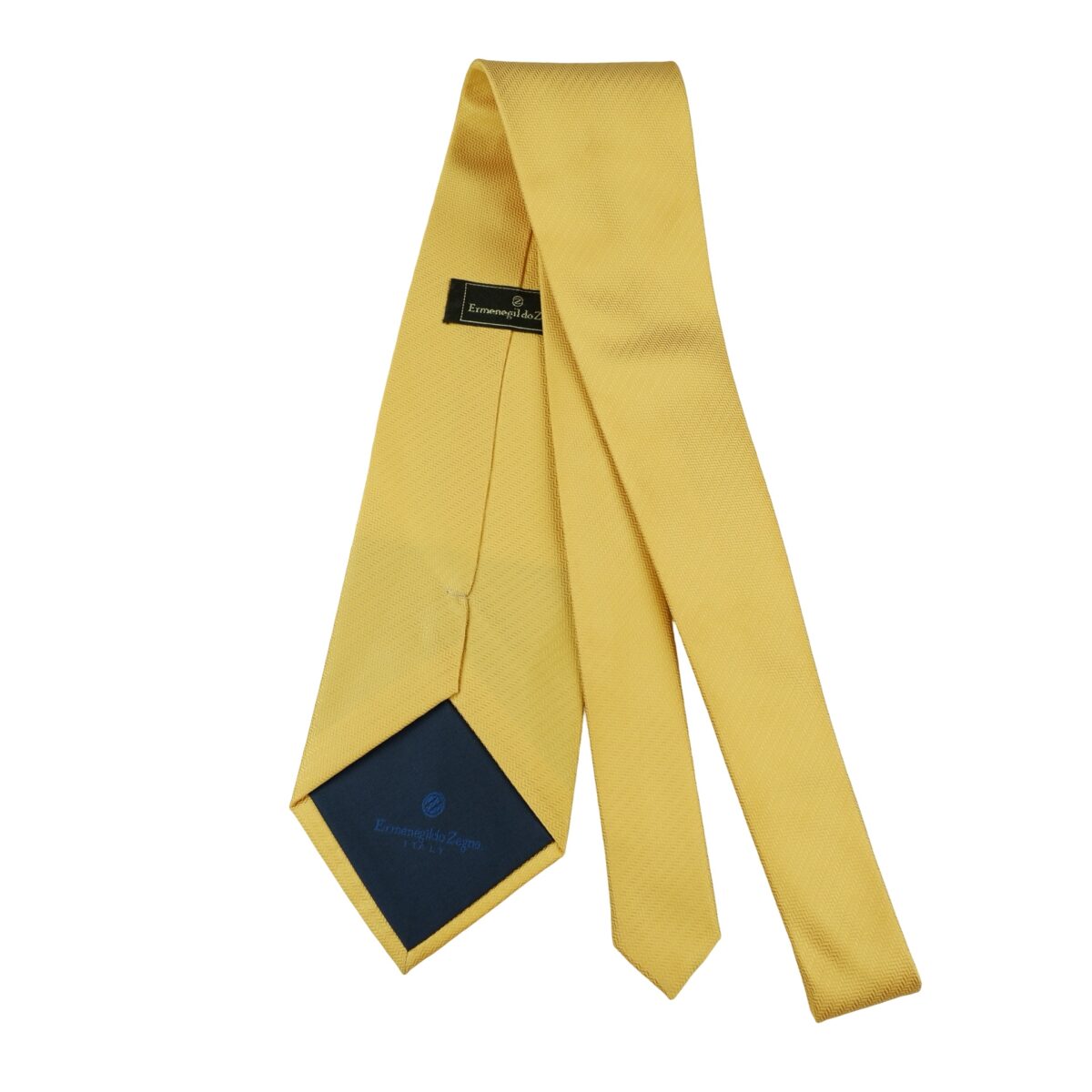 a16404 7 Unbrand Tie Silk Gold Italy (US Import Tax Included) มุมที่ 7