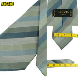 Lanvin Tie Silk Multicolor Stripe France (US Import Tax Included) มุมที่ 1