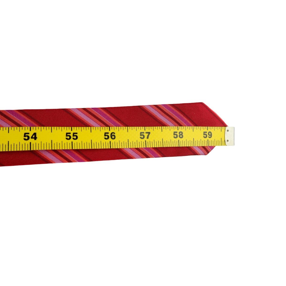 a16432 15 Kenzo Tie Silk Red Stripe Italy (US Import Tax Included) มุมที่ 15