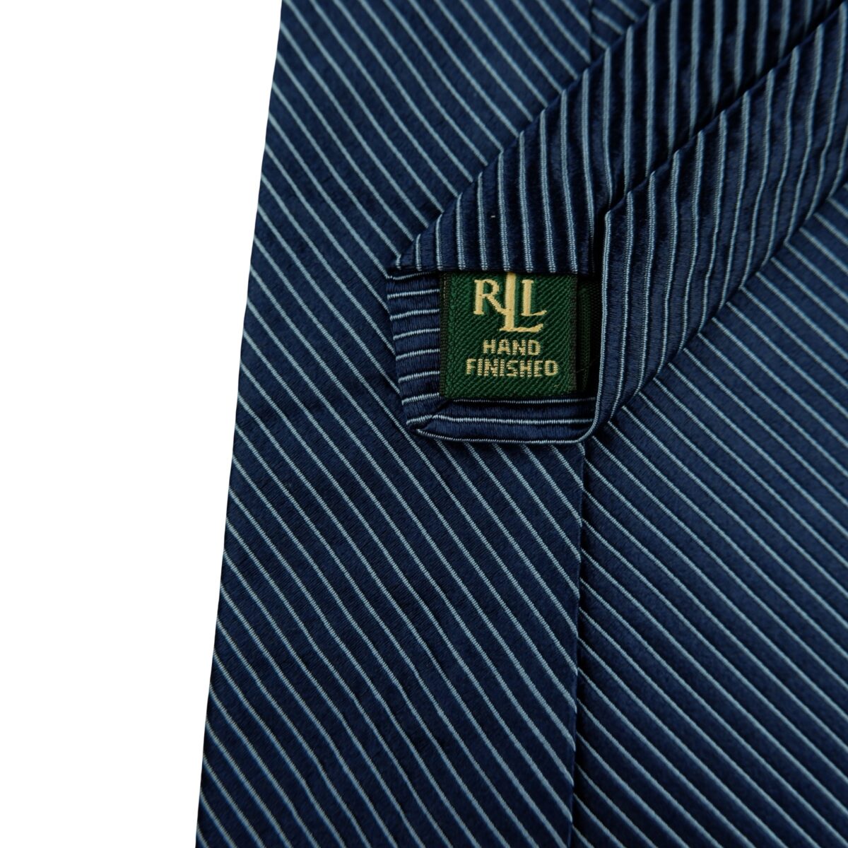 Lauren Ralph Lauren Tie Silk Navy Stripe USA (US Import Tax Included) | mesabb clothing Lauren Ralph Lauren Tie Silk Navy Stripe USA (US Import Tax Included) มุมที่ 10