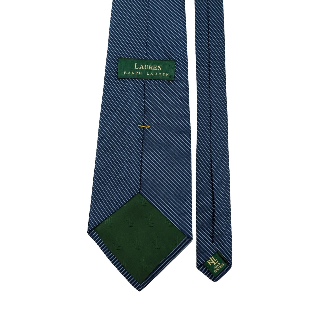 Lauren Ralph Lauren Tie Silk Navy Stripe USA (US Import Tax Included) | mesabb clothing Lauren Ralph Lauren Tie Silk Navy Stripe USA (US Import Tax Included) มุมที่ 4