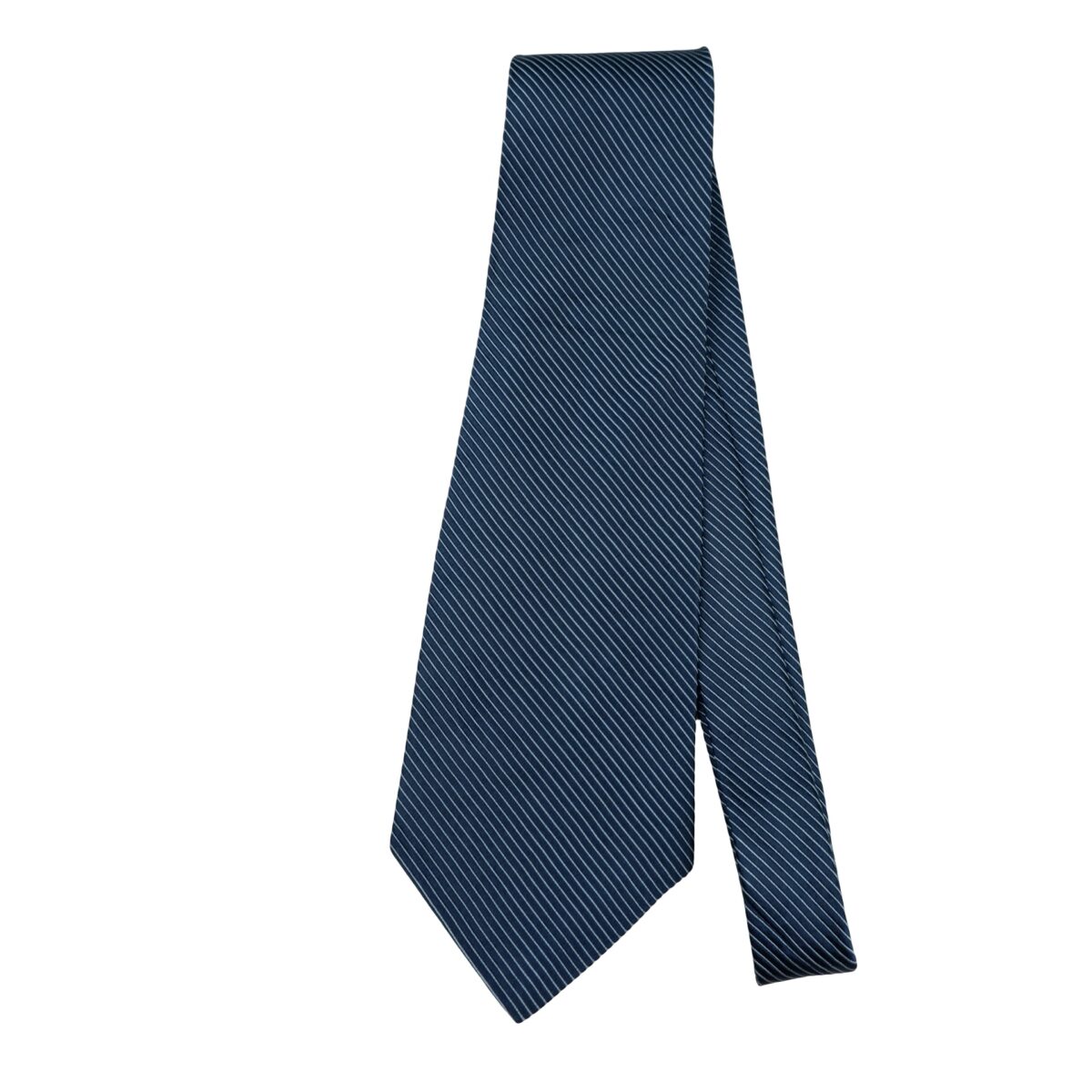 Lauren Ralph Lauren Tie Silk Navy Stripe USA (US Import Tax Included) | mesabb clothing Lauren Ralph Lauren Tie Silk Navy Stripe USA (US Import Tax Included) มุมที่ 5