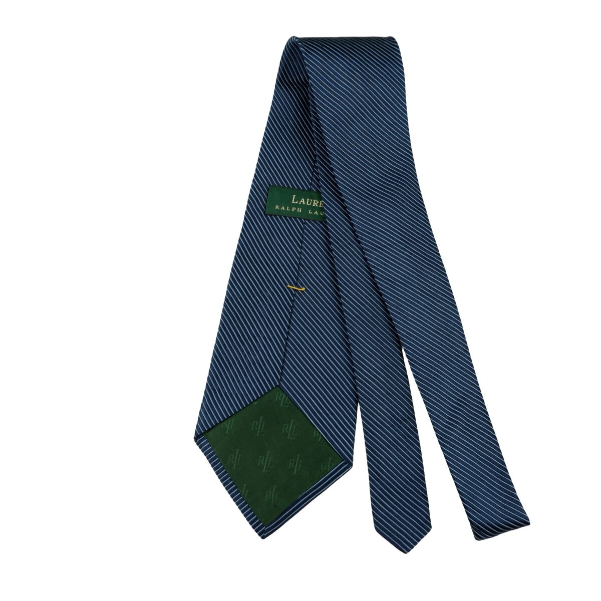Lauren Ralph Lauren Tie Silk Navy Stripe USA (US Import Tax Included) | mesabb clothing Lauren Ralph Lauren Tie Silk Navy Stripe USA (US Import Tax Included) มุมที่ 7