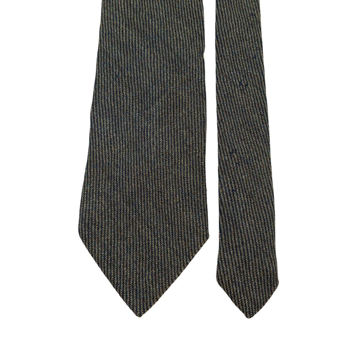 a16446 3 Hugo Boss Tie Wool Black Gray Italy (US Import Tax Included) มุมที่ 3