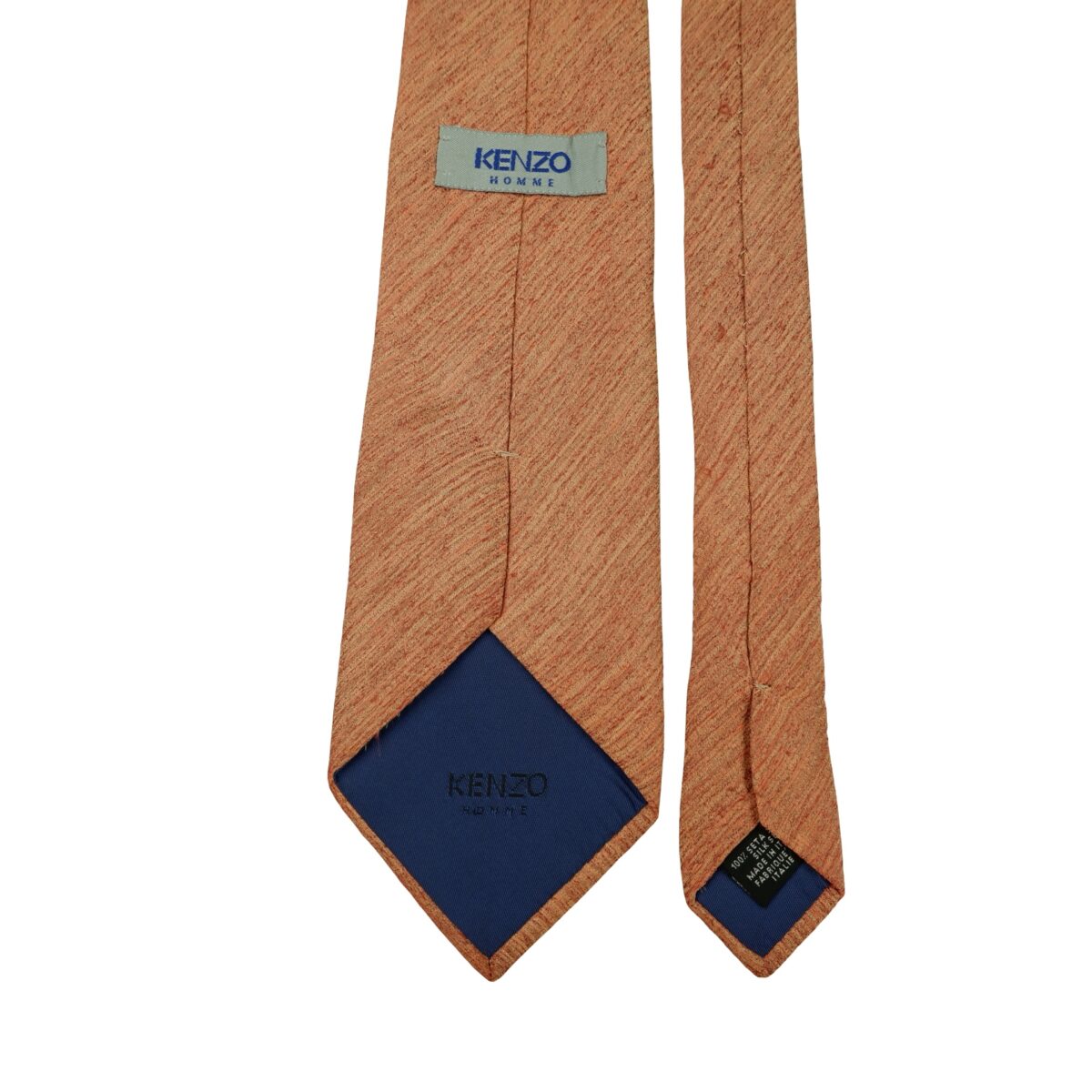 a16448 4 Kenzo Tie Silk Brown Italy (US Import Tax Included) มุมที่ 4