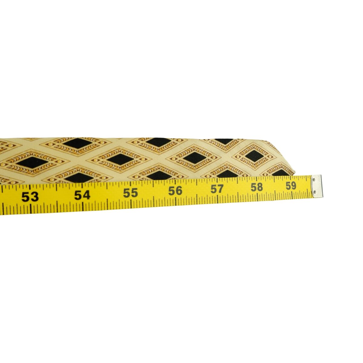 a16452 12 Lanvin Tie Silk Brown Geometric France (US Import Tax Included) มุมที่ 12