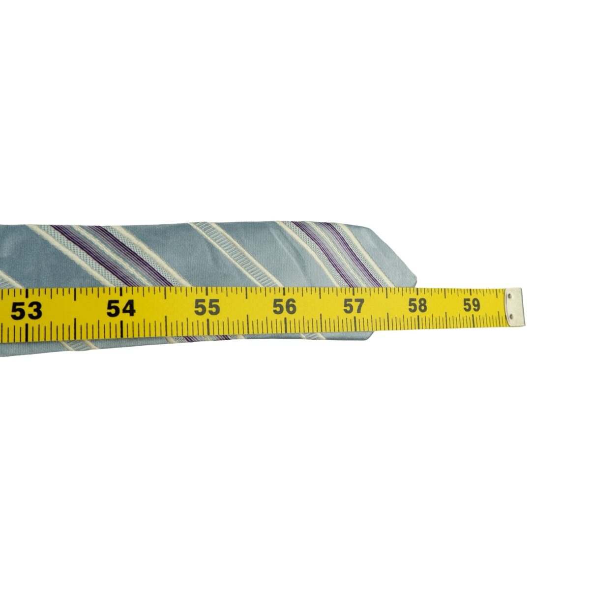 a16461 14 Paul Smith Tie Silk Light Blue Stripe Japan (US Import Tax Included) มุมที่ 14