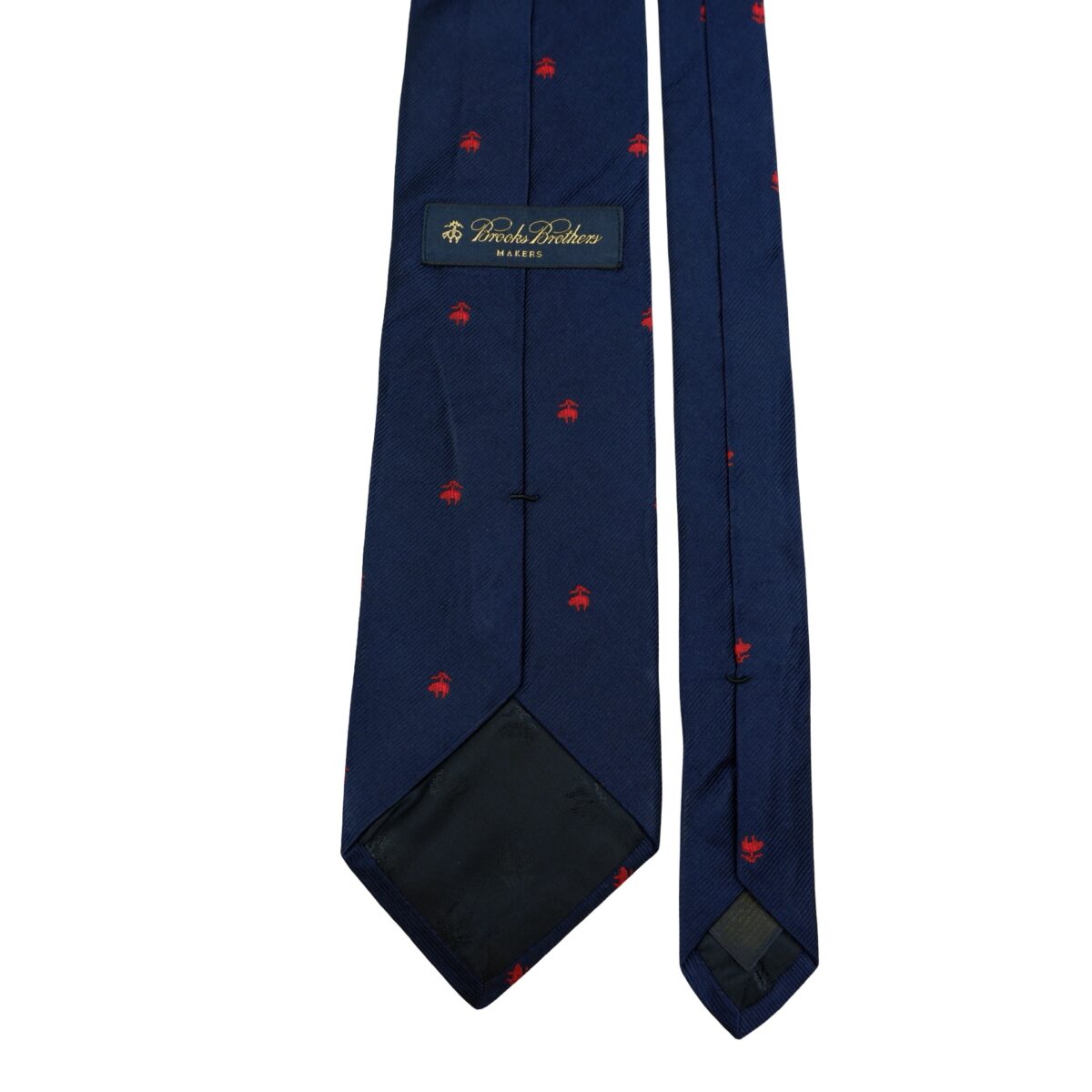 Brooks Brothers Tie Silk Dark Navy USA (US Import Tax Included) | mesabb clothing Brooks Brothers Tie Silk Dark Navy USA (US Import Tax Included) มุมที่ 4