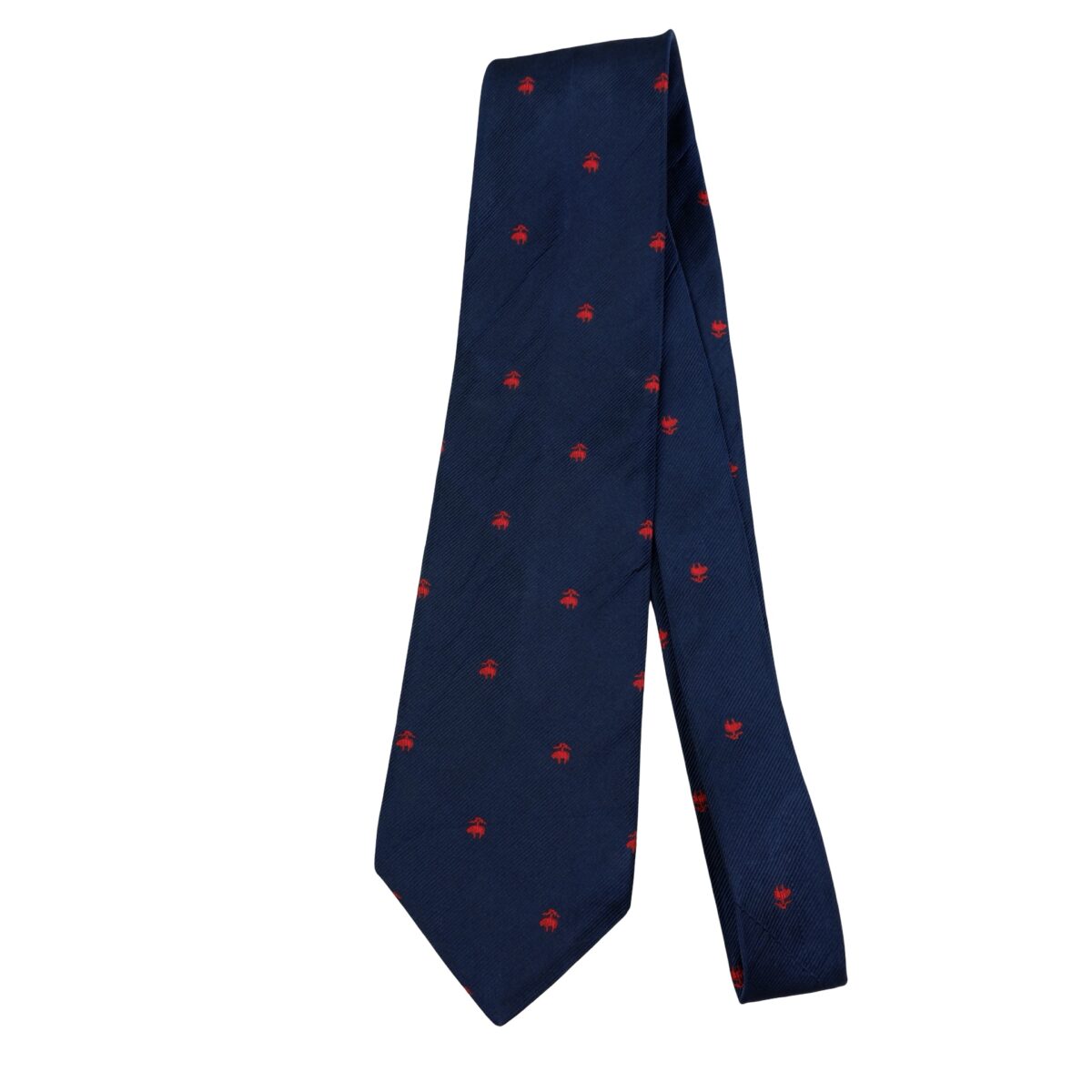Brooks Brothers Tie Silk Dark Navy USA (US Import Tax Included) | mesabb clothing Brooks Brothers Tie Silk Dark Navy USA (US Import Tax Included) มุมที่ 5